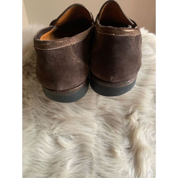 Salvatore Ferragamo Brown Suede Loafers Men's 10 D - Picture 6 of 11